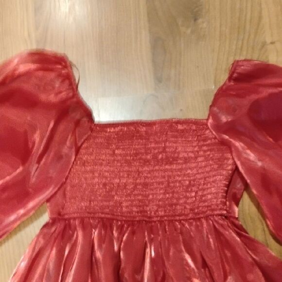 Elegant Red Mini Dress - Picture 5 of 5